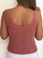 Top Manon (vieux rose)