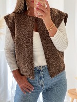 Gilet Alba (chocolat)