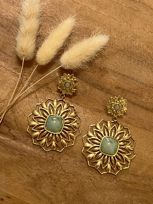 Boucles d’oreilles Alexia (vert)