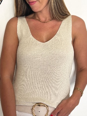 Top Paillette (doré)