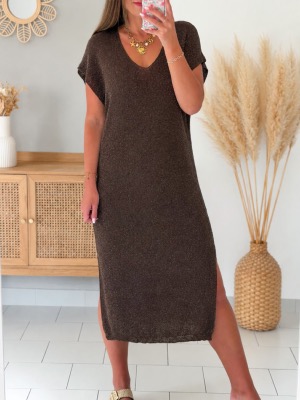 Robe Djenna (chocolat)