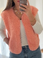 Gilet Zola (abricot)