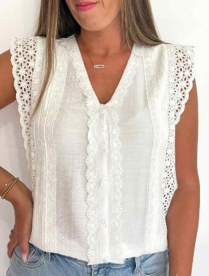 Blouse Mélanie (blanche)