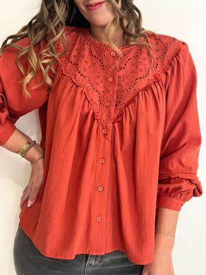 Blouse Djena (Terracota)
