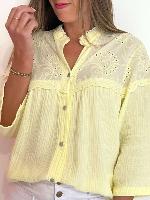 Chemise Elise  (jaune)