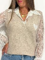 Ensemble Alex (Pull et blouse)