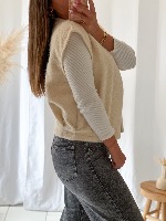 Gilet Alba (écru)