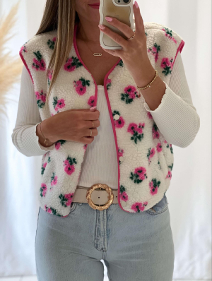 Gilet Zola (Fleuri)