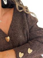 Gilet Cléa (chocolat)