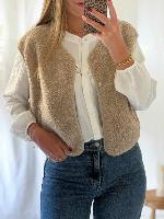 Gilet Zola (taupe)
