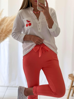 Pantalon Milo (corail)