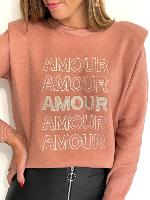 Pull Amour (rose)