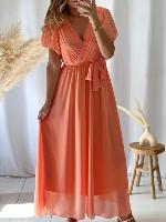 Robe Amelia (abricot)