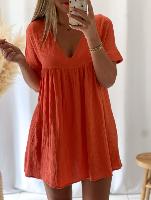 Robe Combi Ophélie (corail)