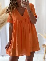 Robe combi Marysol (orange)