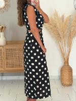 Robe Ornella (noire à pois) 