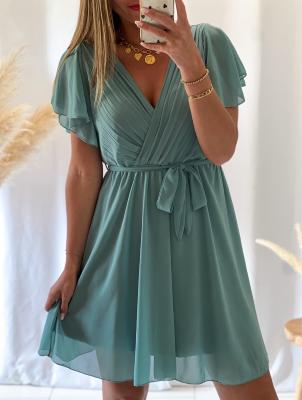 Robe Esmeralda (vert céladon)