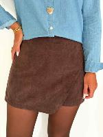 Jupe short Betty (chocolat)