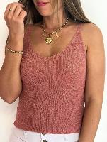 Top Manon (vieux rose)