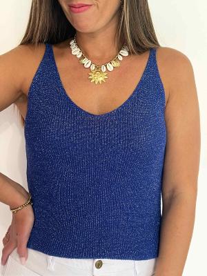 Top Manon (bleu roi)
