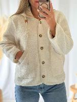 Veste polaire (écru)