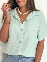 Chemise Anissa (vert d'eau)