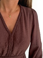 Robe Justine (chocolat)