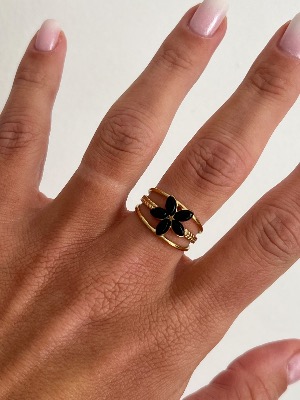 Bague Clara (noire)