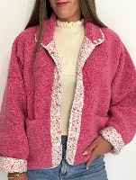 Veste réversible Adriana (rose)