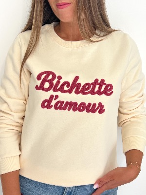 Sweat "Bichette d'amour"