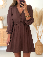 Robe Justine (chocolat)