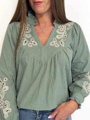 Blouse Indila (verte)