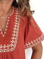 Blouse Salia (terracotta)