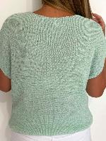 Top Capucine (vert d'eau)