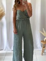 Combi pantalon Isys (Vert céladon)