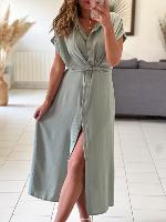 Robe Daniela (vert d'eau)