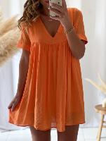 Robe combi Marysol (orange)