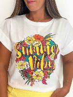 Tee shirt "summer vibes"