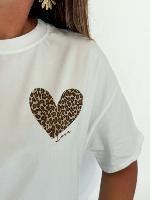 Tee Shirt Coeur love (blanc)