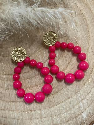 Boucles d’oreilles Lital (fushia)