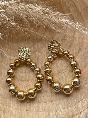 Boucles d’oreilles Lital (doré)