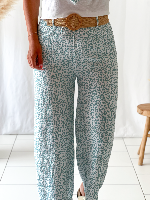 Pantalon Alix (vert amande)