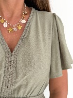 Robe Justine (kaki)