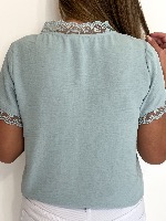 Blouse Coline (vert d’eau)
