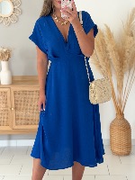 Robe Amalya (bleu roi)