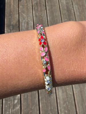 Bracelet Thaïs rose (fin)