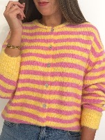 Gilet Tom (jaune/rose)