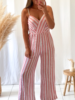 Combi pantalon Inaya (rose)