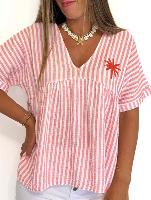 Blouse Célia (corail)