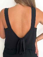 Combi pantalon Victoire (noire)